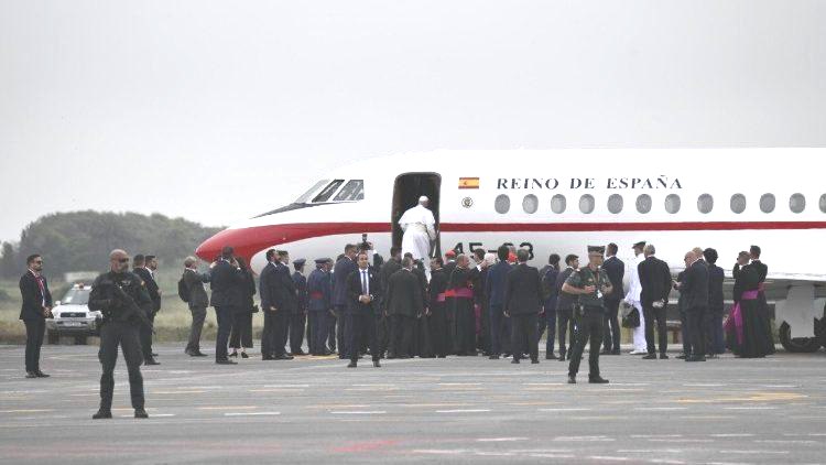 Partenza dalla Spagna