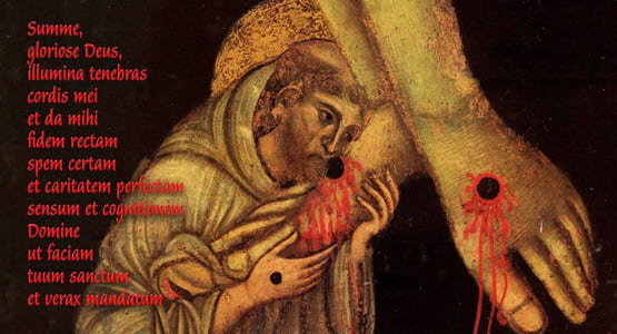 summe Deus Francesco bacia Crocefisso